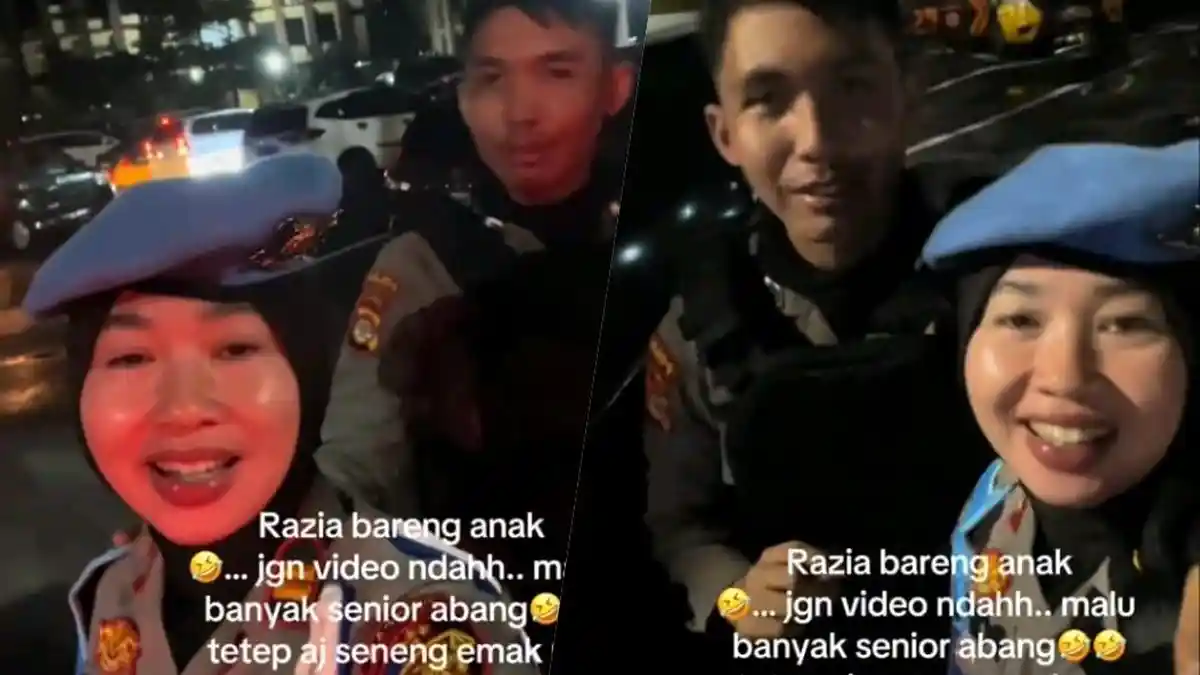 Sama-sama Polisi, Viral Ibu dan Anak Razia Bareng, Iptu Heny: Kok Malu Sih Bang