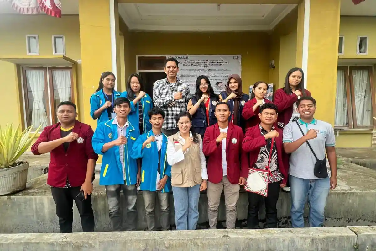 Pelajar Mahasiswa Ngada Jadi Garda Terdepan Pengawasan Pemilu dalam Diskusi Bawaslu