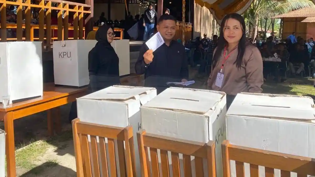 KPU Morotai Gelar Simulasi Pemungutan Suara Pemilu 2024