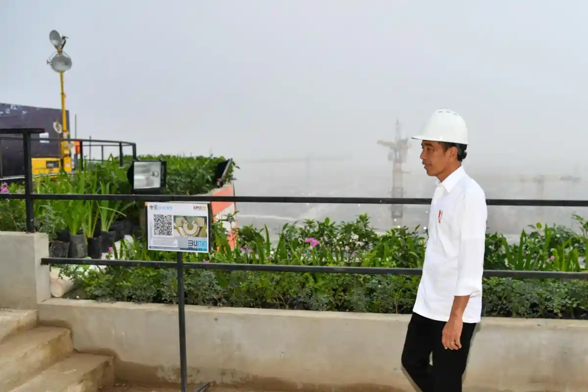 Pagi Ini, Presiden Jokowi Tinjau Pembangunan Kantor Kepresidenan di IKN Nusantara