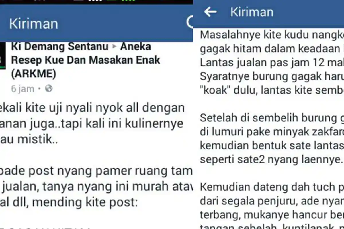 Tantang Orang Lain Jualan Kuliner Aneh, Akun Facebook Ini Malah Ramai-ramai Kena Bully Netizen