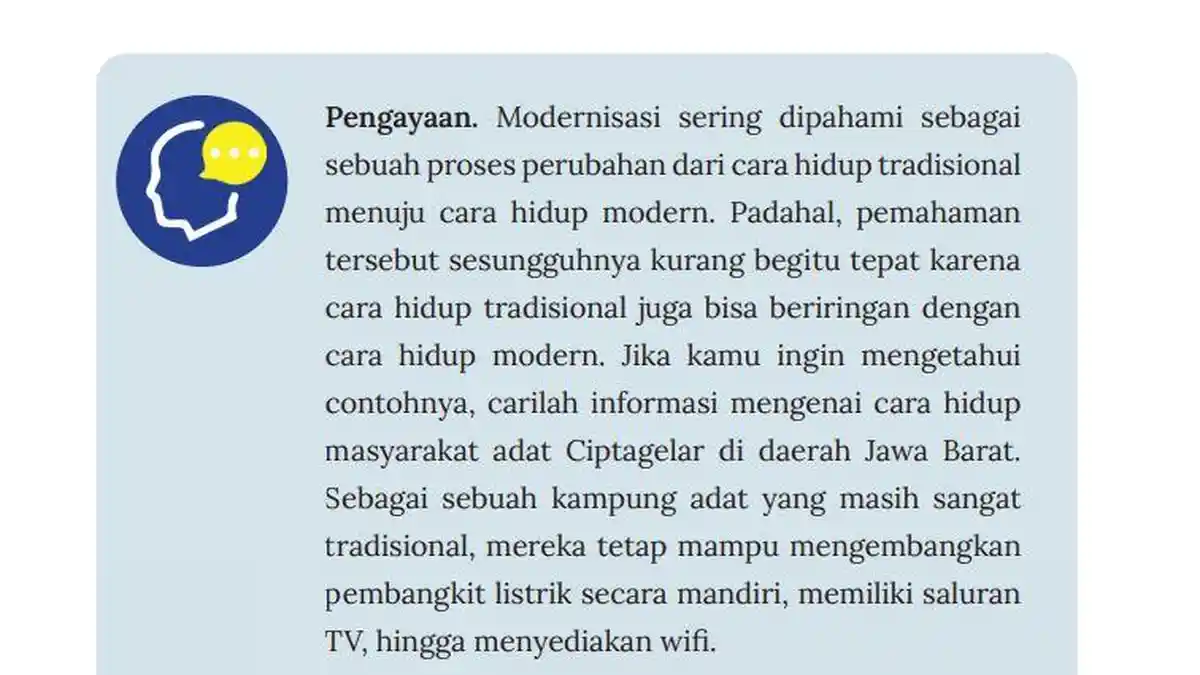 Kunci Jawaban IPS Kelas 9 Halaman 24 Kurikulum Merdeka: Cara Hidup Masyarakat Adat Ciptagelar