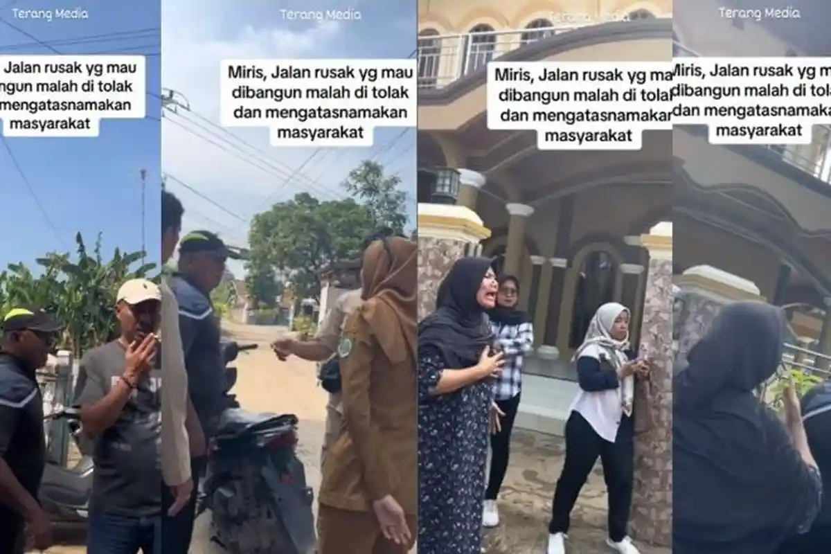 VIRAL Kades Cantik di Subang Debat dengan Warga yang tak Terima Adanya Perbaikan Jalan, Ini Sosoknya