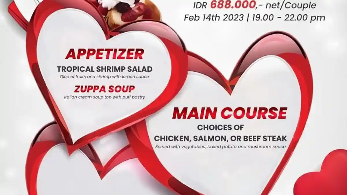 Novotel Makassar Hadirkan Valentine Dinner, Cukup Bayar Rp688 Ribu Per Pasangan