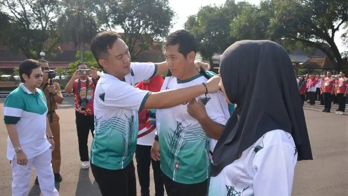 Bupati Cilacap Lepas 110 Atlet Ikuti Porsenitas, Bermain di 9 Cabor