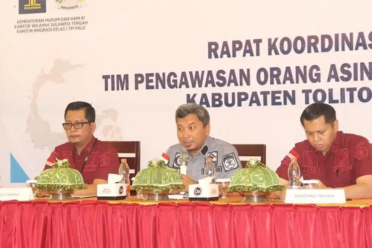 Kemenkumham Sulteng dan Imigrasi Palu Perkuat Pengawasan Orang Asing di Kabupaten Tolitoli