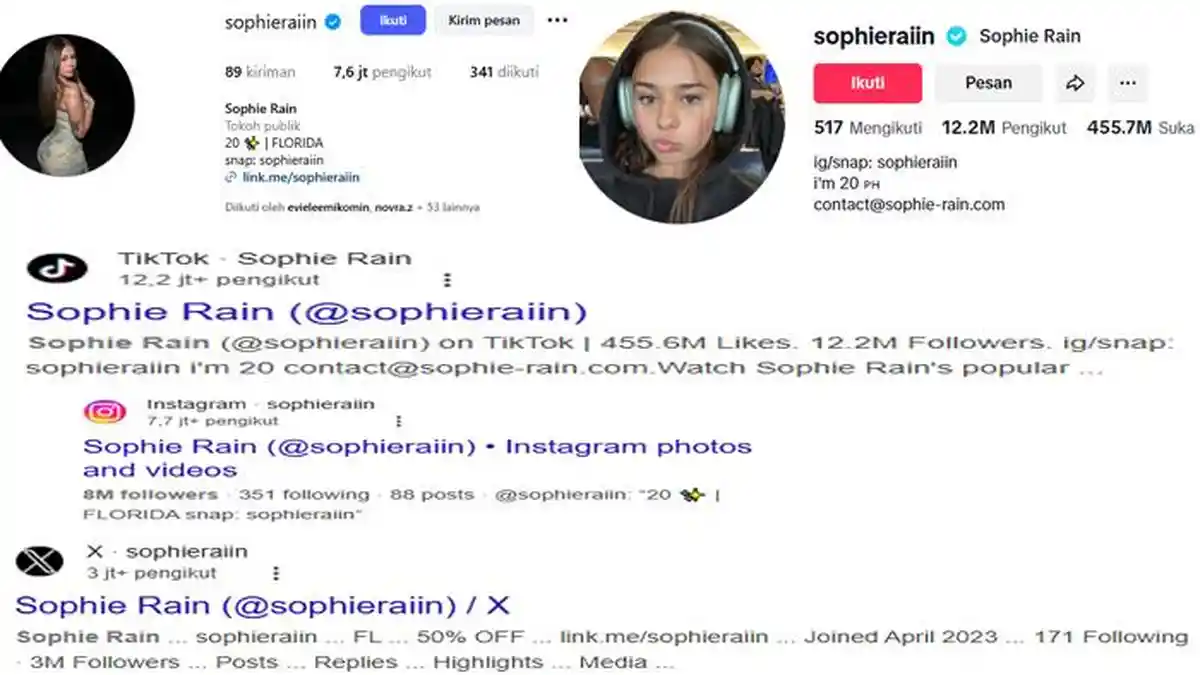 Sophie Rain Video Viral, Siapa Sophie Rain? Ini Sosok dan Jejak Digital ...