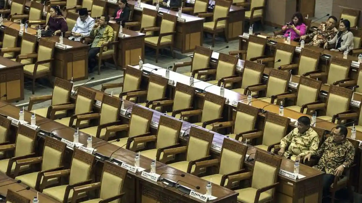 Beginilah Suasana Rapat Paripurna DPR di Awal Tahun Politik, Begitu Sepi!