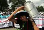 Peternak Susu Demo Kantor Menko Perekonomian