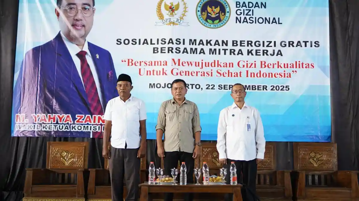 DPR RI dan BGN Sosialisasi Program MBG di Mojokerto: Dukungan Masyarakat Jadi Kunci