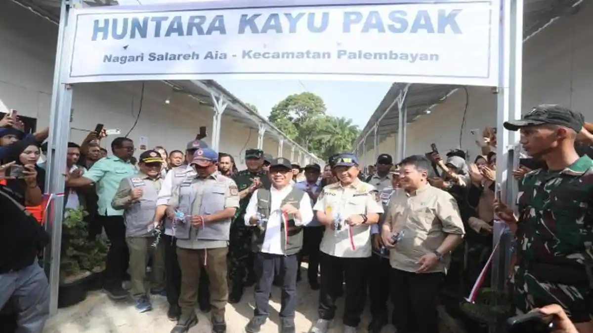 Pembangunan Huntara Pascabencana di Aceh, Sumbar dan Sumut yang Rampung Capai 4.263 Unit