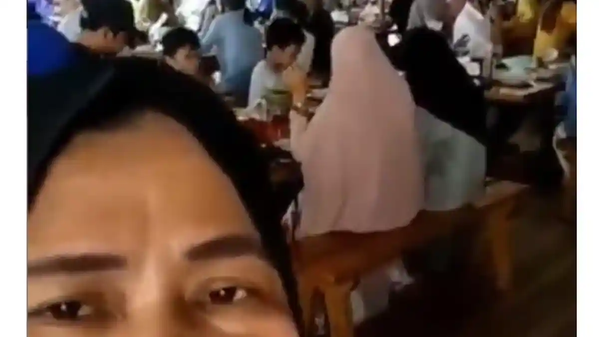 Diburu Polisi, Emak-emak yang Ngaku Tak Takut Corona Kini Minta Maaf : Saya Cuma Becanda Buat Teman