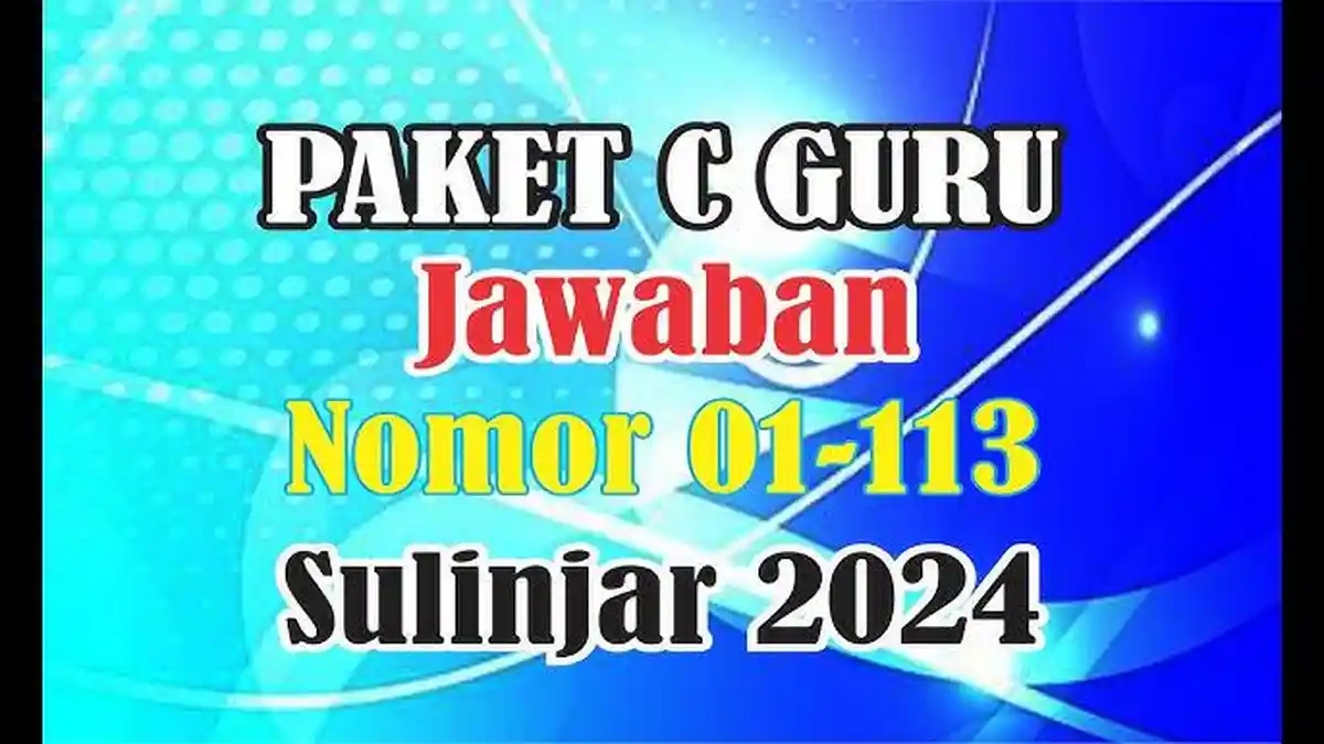 Kunci Jawaban Survei Lingkungan Belajar Paket C Tahun 2024, 113 Soal Sulingjar Untuk Guru SD/MI