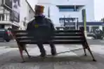 Sejumlah Bangku Taman di Jalan Braga Kota Bandung Sudah Rusak