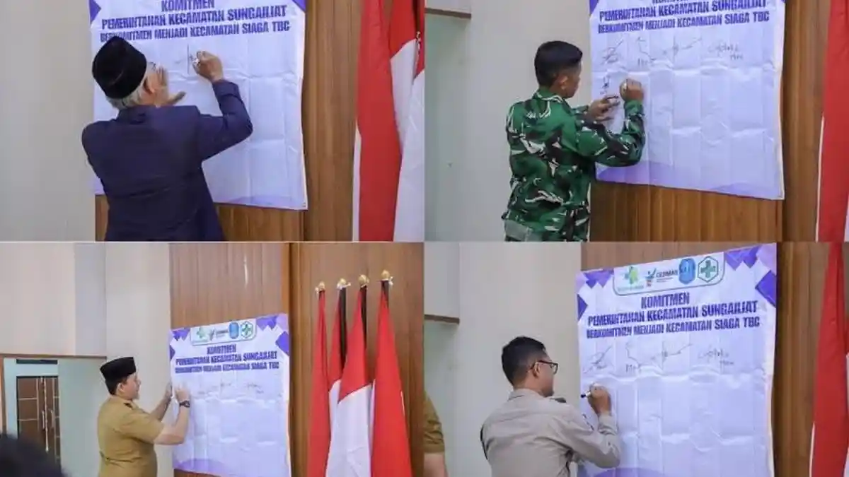 Kecamatan Sungailiat Ditetapkan Kecamatan Siaga TBC