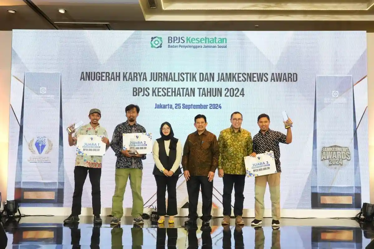 BPJS Kesehatan Anugerahkan Penghargaan Istimewa bagi Jurnalis dan Media Massa