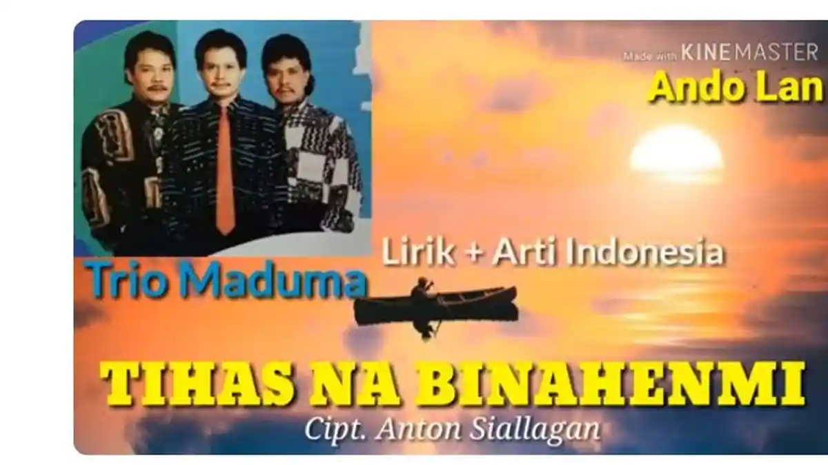 Lirik Lagu Batak Tihas Na Binahenmi Dipopulerkan oleh Maduma Trio