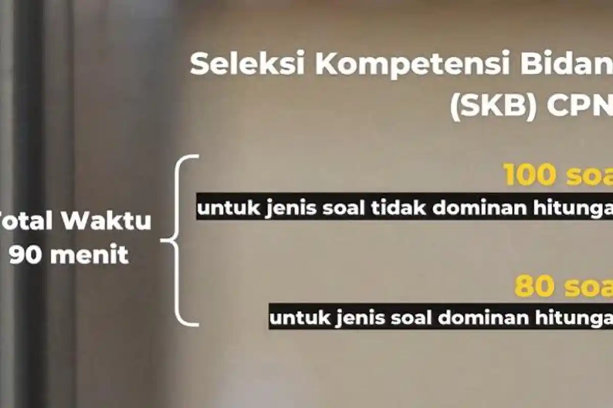 Jadwal SKB Non-CAT dan SKB CAT, Ini Perbedaannya