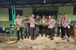 Wujud Sinergitas, Polsek Sekadau Hilir Beri Kejutan di HUT ke-80 TNI kepada Koramil 1204-15
