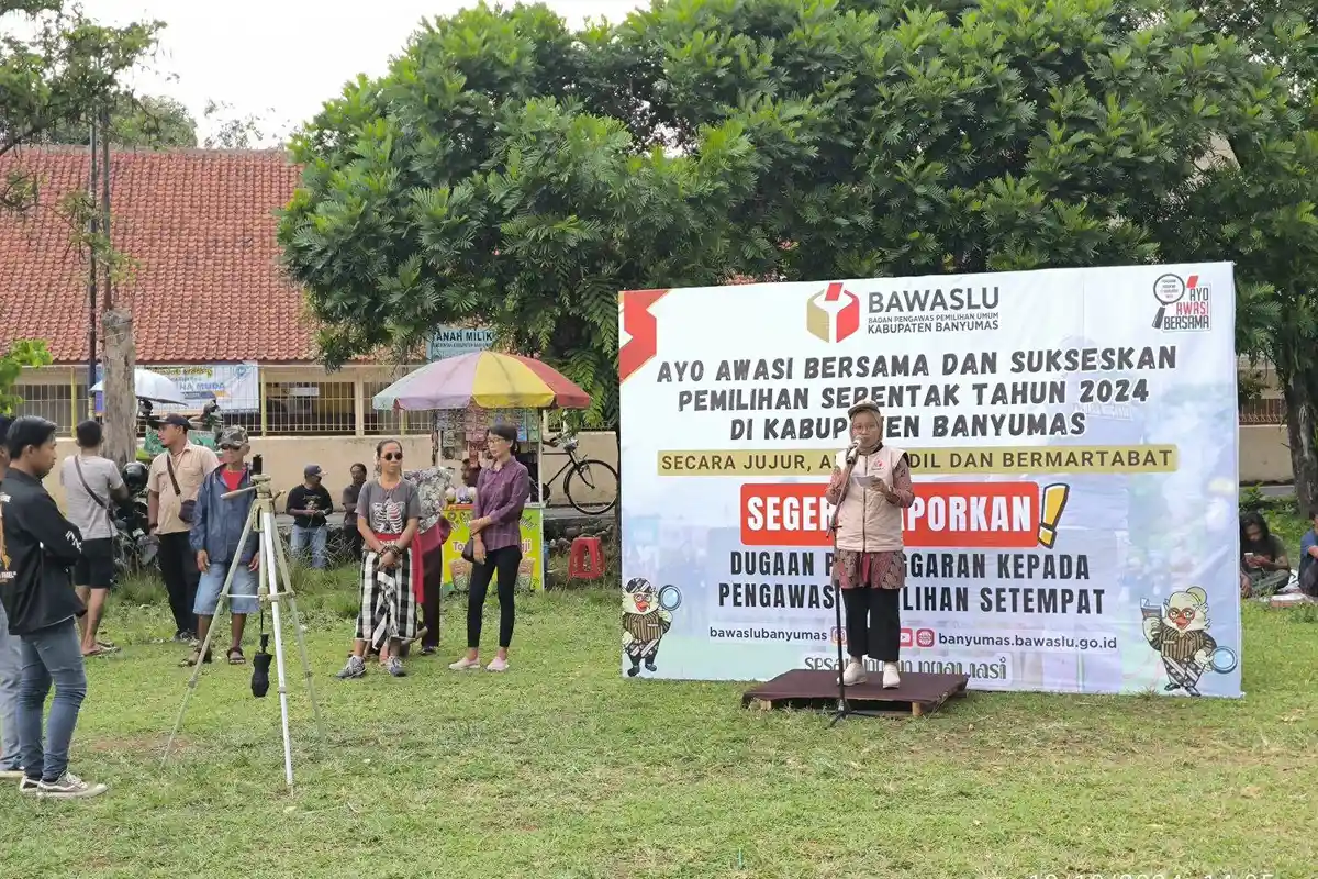 Sosialisasi Pengawasan Pilkada di Banyumas Dikemas dengan Gelaran Ebeg