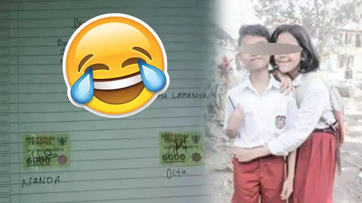 Beredar Surat Cinta Kids Jaman Now Pakai Materai Rp 6000, Baca Isinya Bikin Ngakak!