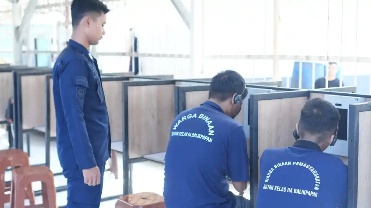 Rutan Balikpapan Hadirkan Wartelsuspas Berbasis Aplikasi Kabarin