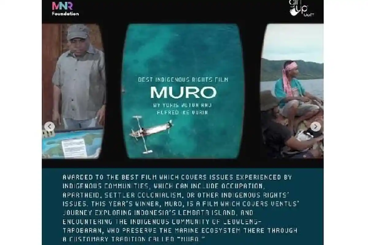 Film Muro Karya Sineas Lembata Yoris Wutun dan Alfred Wurin Raih Penghargaan di Kanada