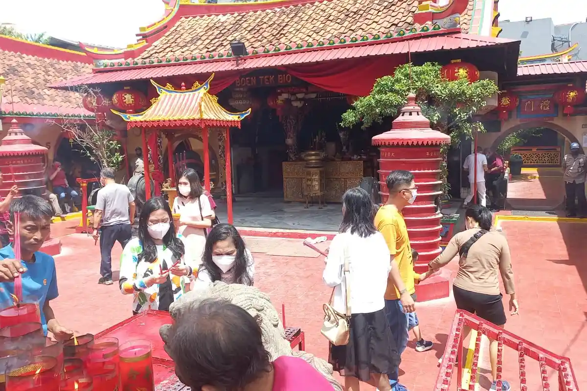 Klenteng Tertua di Kota Tangerang, Vihara Boen Tek Bio Diserbu Warga Tionghoa dari Jabodetabek 
