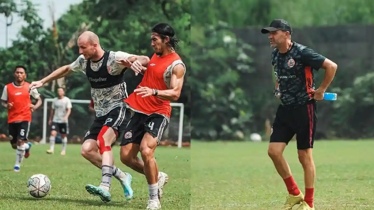 Pelatih Persija Jakarta Thomas Doll Asah Kemampuan Tim di Pertandingan Internal