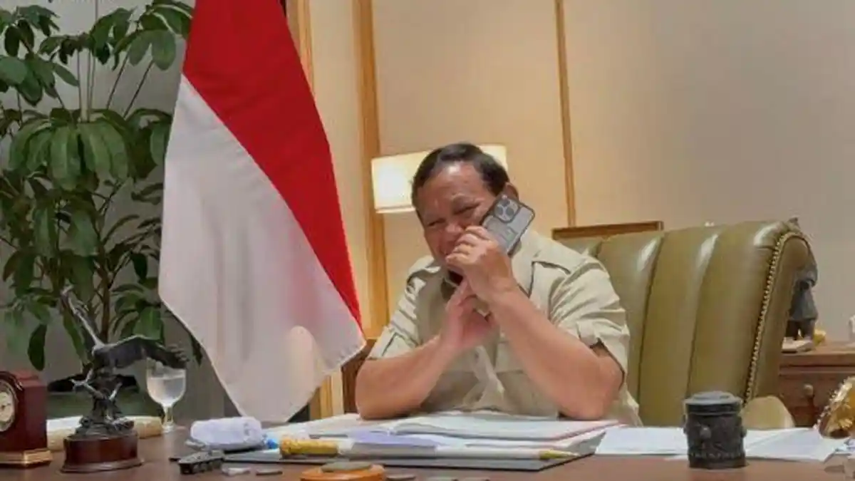 Presiden Prabowo Sumringah Terima Telepon dari Donald Trump