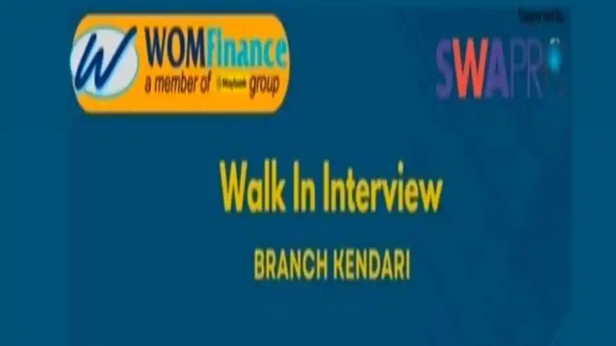 WALK Interview WOM Finance Kendari Buka Lowongan Kerja 2 Posisi, Cek Kualifikasi dan Benefit