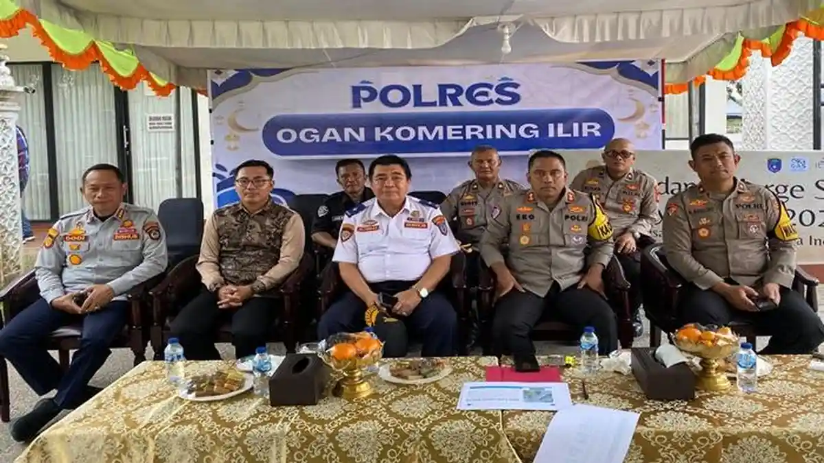 Jaga Keamanan Arus Balik Idulfitri, Polres OKI Siagakan Personel di Titik Rawan Macet & Kecelakaan