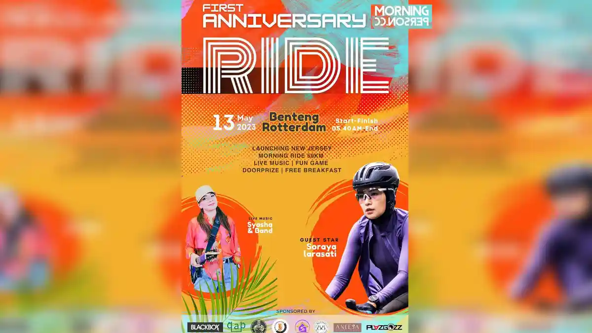 Rayakan HUT Pertama, Morning Person Gelar Ride Bareng Komunitas Cyclist di Makassar