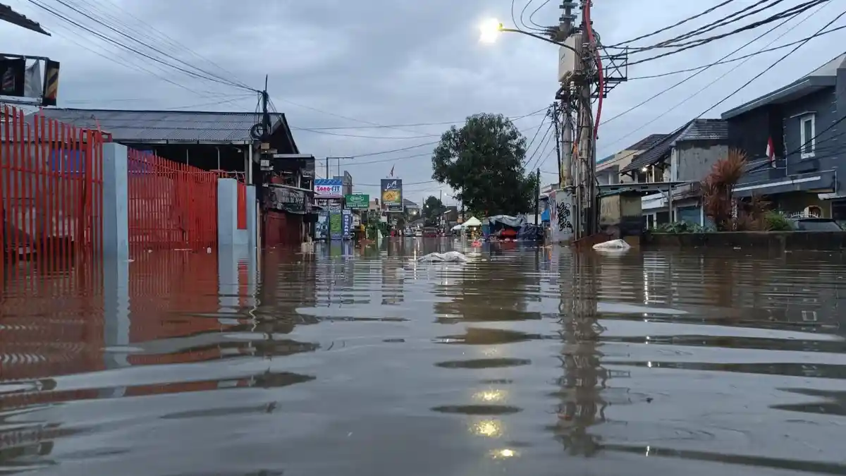 Enam Titik Genangan di Tangerang Selatan setelah Banjir Menerjang