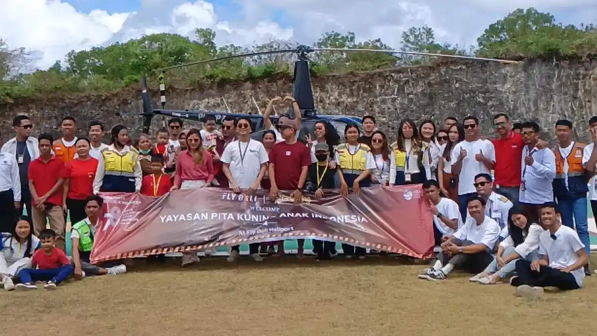 Merdeka Meraih Cita-Cita, Fly Bali Ajak Anak-Anak Yayasan Pita Kuning ...