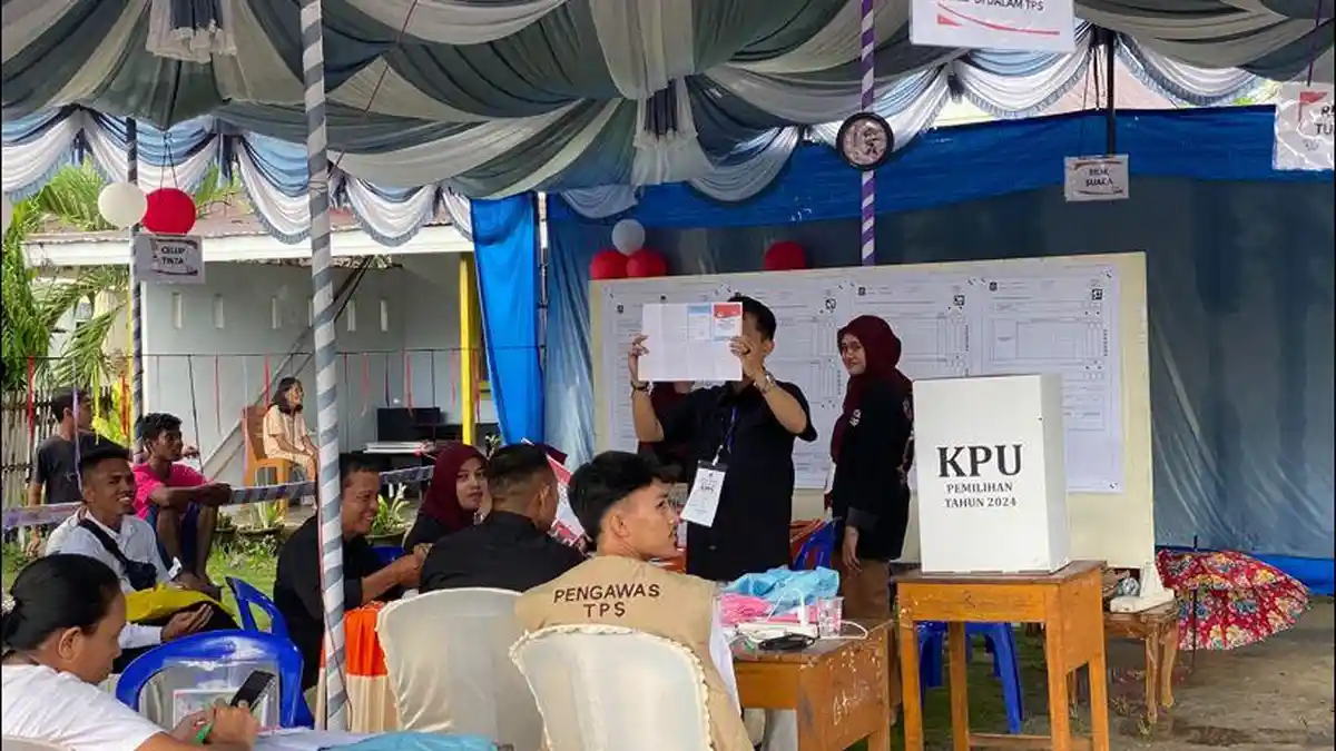 Pasangan Cagub Gorontalo Tonny Uloli dan Marten Taha Unggul  Suara di TPS 001 Tumbihe 