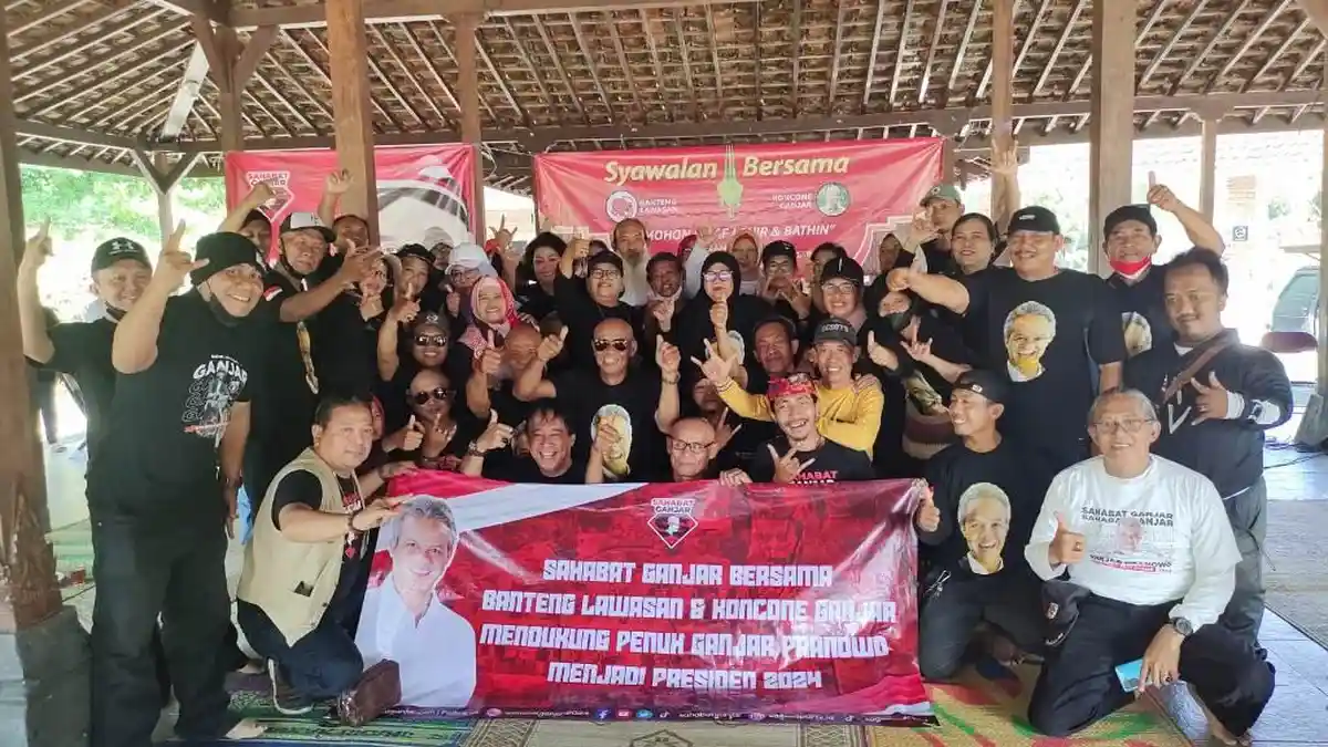 Banteng Lawasan dan Koncone Ganjar Merapat, Sahabat Ganjar Optimis Sambut Pilpres 2024