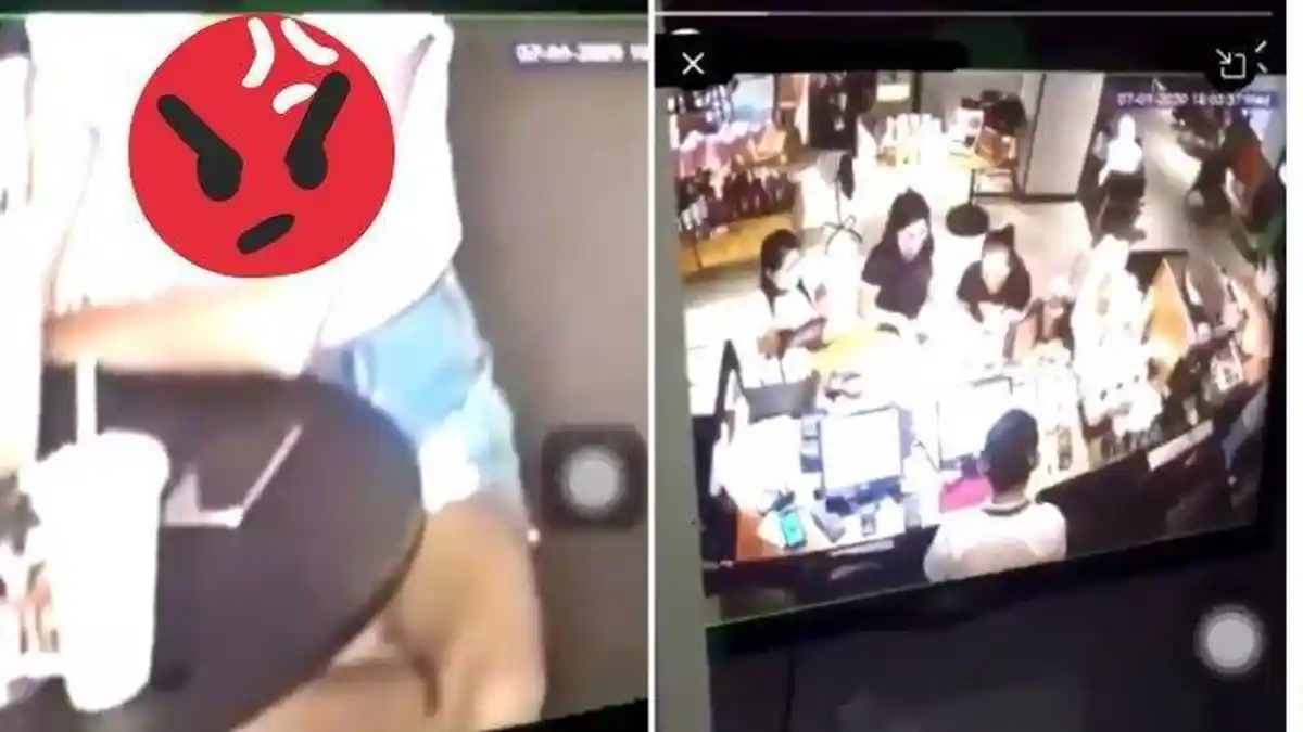 Dua Pegawai Karyawan Gerai Kopi Terkenal Intip Dada Pelanggan, Beredar Jelas Rekaman CCTV
