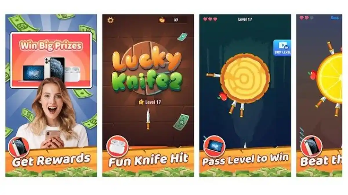 Aplikasi Penghasil Uang Lucky Knife, Main Game Lempar Pisau Bisa Dapat Cuan