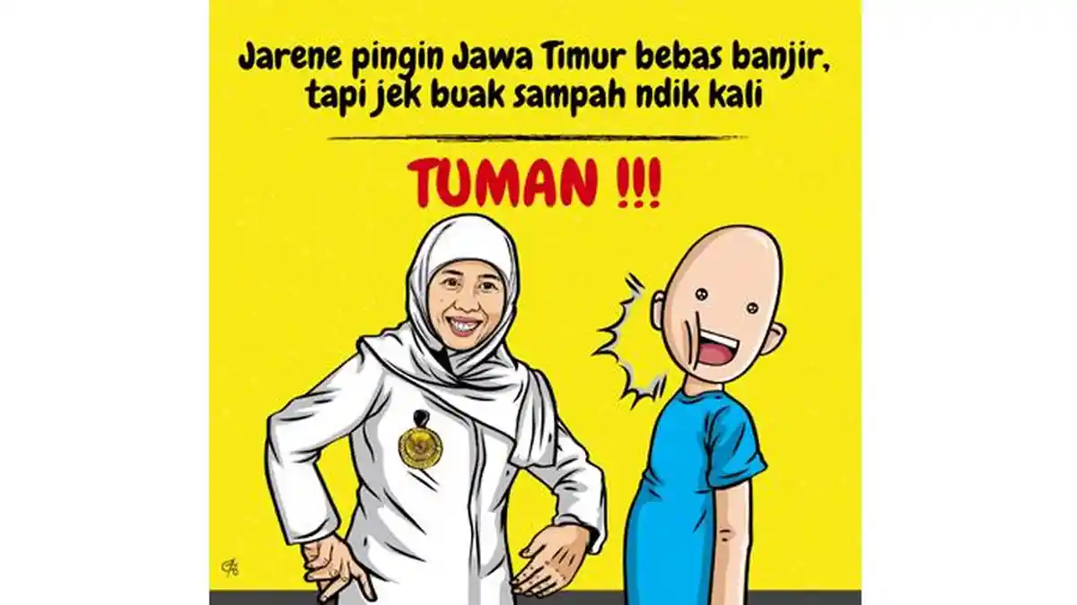 Kumpulan Meme 'Tuman' Versi Gubernur Khofifah: Pakai Bahasa Khas Jawa Timuran - memem-gubernur-jawa-timur-khofifah-2.jpg
