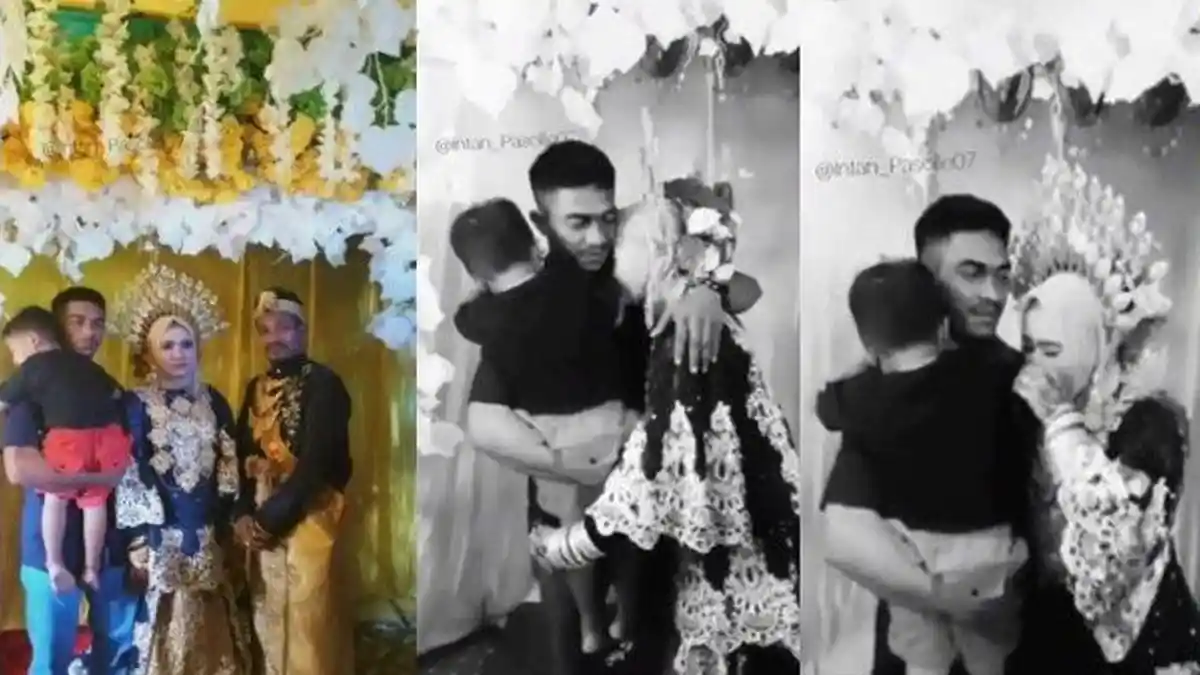 POPULER Kisah Tangis Suami Datang ke Pernikahan Mantan Istri, Gendong Anak 'Selamat Berbahagia'