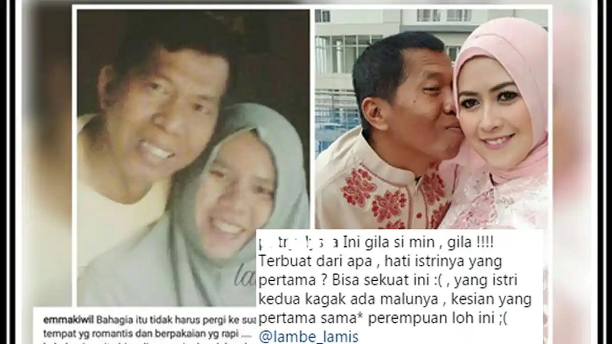 Istri Tua dan Muda Sama-sama Posting Kebersamaan Bareng Kiwil, Netter Puji Ketabahan Bini Pertama