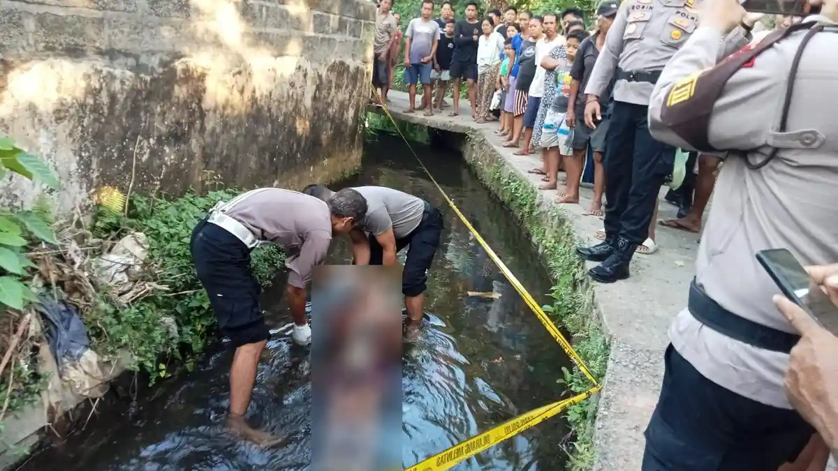 Jenazah Kakek Supatra Asal Buleleng Ditemukan Mengambang di Sungai, Diduga Pulang Saat Mabuk