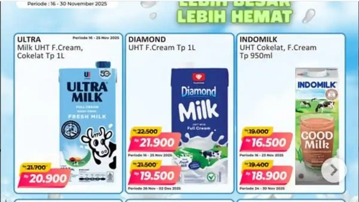 Promo Alfamart 24-25 November, Susu UHT, Sosis Siap Santap : Belfoods, Bumifood, Sozzis, Mujigae