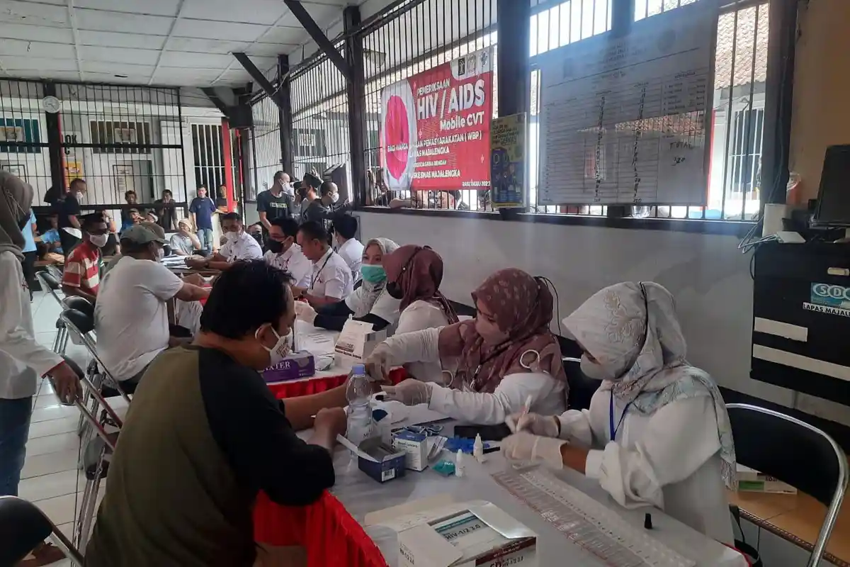 Ratusan Napi Lapas Majalengka Diperiksa Penyakit Menular Seksual, Ada Apa ya?