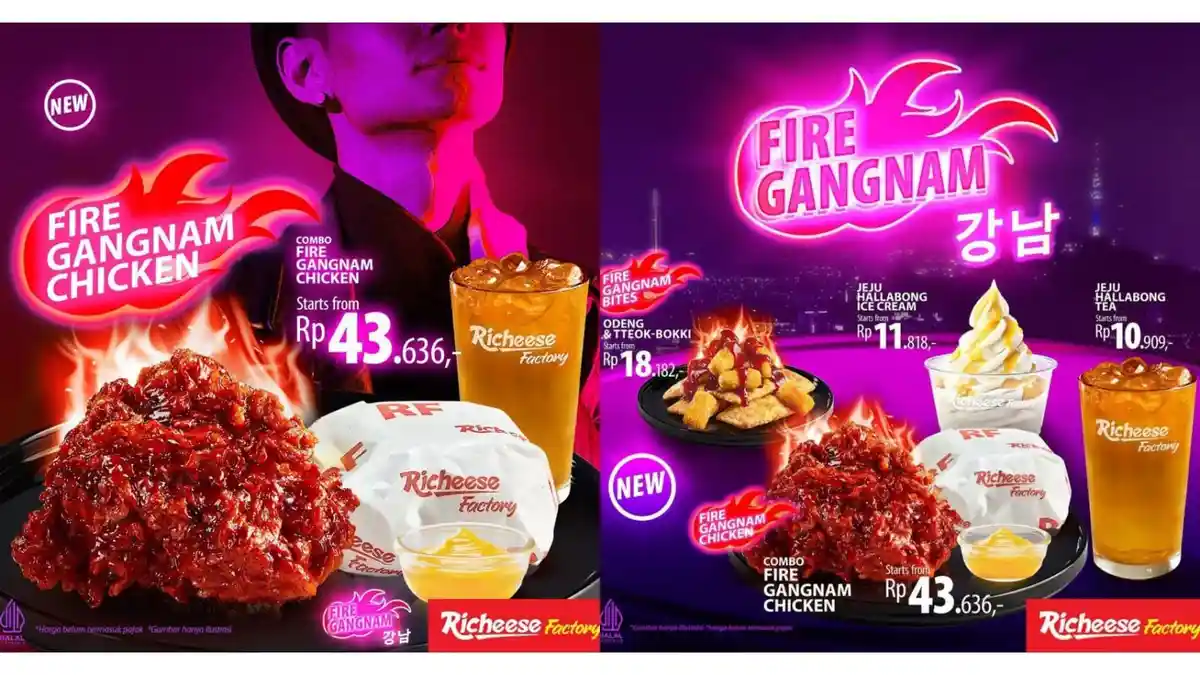 IRIT! Promo Richeese Factory Maret 2023, Fire Gangnam & Paket Hemat ...