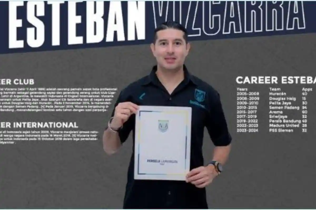 Profil Esteban Vizcarra: Roh Anyar Persela Lamongan, Eks Persib-PSS Sleman yang Kaya Prestasi