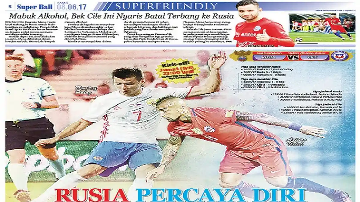 Timnas Rusia Semakin Percaya Diri