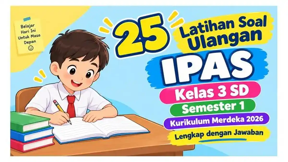 25 Latihan Soal Ulangan IPAS Kelas 3 SD Semester 1 Kurikulum Merdeka ...
