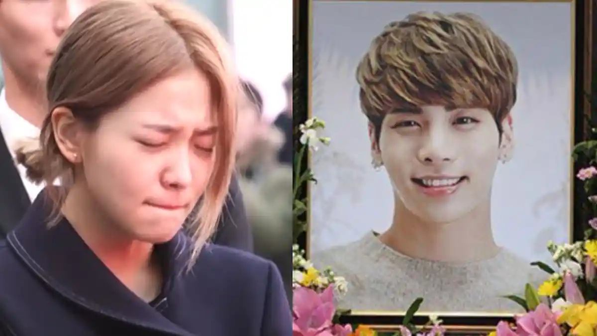 Dekat dan Sering Bersama, Tangis Yeri Red Velvet Pecah Saat Antar Jenazah Jonghyun ke Pemakaman